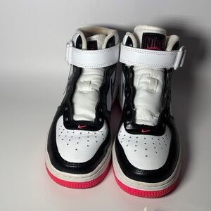 Nike Kids' Sneakers in White, Black, and Pink